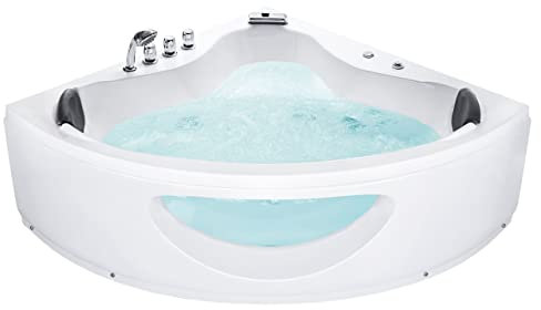 Beliani Vasca idromassaggio angolare da Interno
