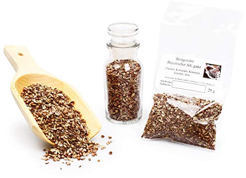 Brotgewürz nach Bayrischer Art, Bayrisches Brot Gewürzmischung, Brotwürzer, Naturgewürz zum Brot backen, Bauernbrot Gewürz, glutenfrei 25g