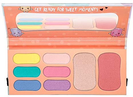 Essence Marshmallow Eye & Face Palette – aww my cutties – Contenuto: 14,2 g blush, evidenziatore e 6 colori ombretti