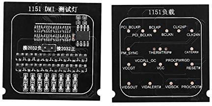 Taidda Tester, CPU Interface Motherboard Test Card 2 in 1 Loading Board 1151 Test Card LED Indicator CPU Socket Motherboard Tester WIth Light for