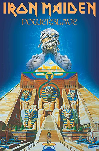 Iron Maiden Poster Textile Flag Powerslave Album Cover Official 70cm x 106cm One Size