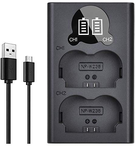 XITAIAN 8.4V 5W NP-W235 Replacement Charger for Fujifilm Fuji X-T4 XT4 Mirrorless Digital Camera