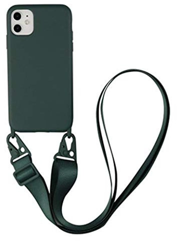 Jacyren Hülle iPhone 11 Pro Max Handyhülle iPhone 11Pro Max Schutzhülle Handykette,Weiches Silikon Necklace(abnehmbar) Hülle, Silikon Necklace Stoßdämpfer Hülle für iPhone 11 Pro Max(6,5 Zoll)