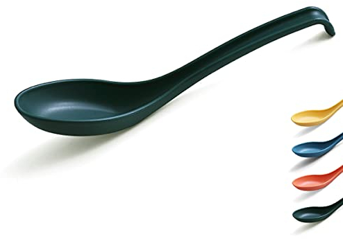 Evanda Soup Spoon, Made of Food Grade PP, BPA Free,ECO Friendly Dinner Spoon,Easy Clean,Dishwasher Safe Set of 12