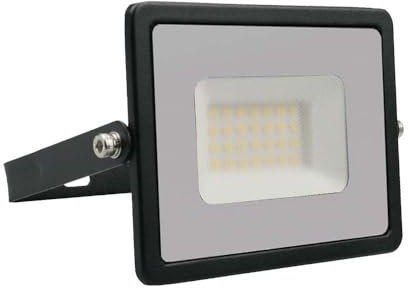 V-TAC Faro LED da Esterno - 30W - [Ultima Generazione] - IP65-2510 Lumen - Proiettore Faretto LED Esterno Colore Nero per Casa, Giardino, Garage - Impermeabile - Fari LED Luce Bianca Naturale