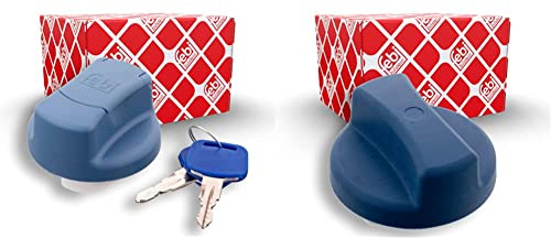 febi bilstein 100327 Tankdeckel für AdBlue®-Tank, mit Schlüssel, 1 Stück & 46460 Tankdeckel für AdBlue®-Tank, 1 Stück