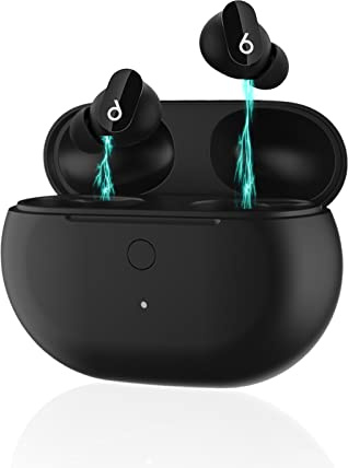 Boîtier de Charge sans Fil Compatible avec Beats Studio Buds, Boîtier de Chargeur de Remplacement avec Bouton de Synchronisation D'appairage et Batterie Intégrée de 700 MAh (écouteurs Non