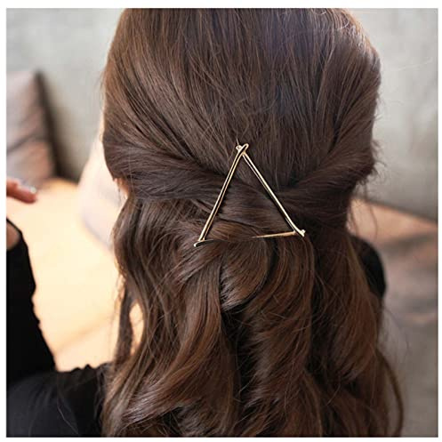 Cimenexe Böhmisches Dreieck Haarspange Hohles Dreieck Haarspange Gold Geometrische Haarnadeln Clips Metall Dreieck Kopfbedeckung Dekorative Haarschmuck Schmuck Für Frauen Und Mädchen Geschenke