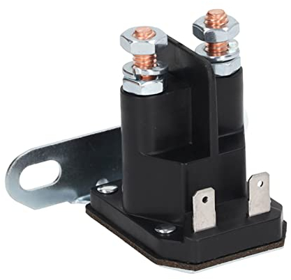 Tyenaza Solenoide de Arranque de Cortacésped, Solenoide de Arranque de Tractor de Césped, DC 12V Accesorios para Tractores de Césped Aluminio ABS Cobre, Relé de Arranque para MTD 725 04439B