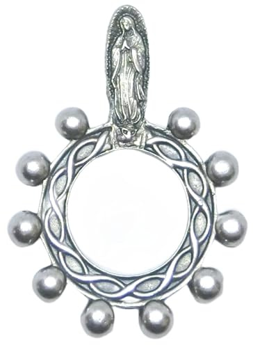 Generico 90.124.30 020 Finger Rosenkranz Dutzend Gebet Madonna Erscheinung Silber