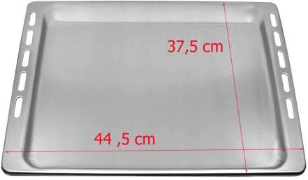 FIGEVIDA Leccarda in alluminio teglia per forno compatibile con 481241838127 Whirlpool Ignis Bauknecht 445 x 375 mm per modelli: AKS133/NB - AKP106IX - AKS201IX0 - ESZB5863/WS - ESZB5863IN01