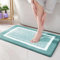 YverLand Alfombra de baño para bañera o Plato de Ducha Antideslizante y de Secado rápido, Gracias a Sus absorbentes y Suaves microfibras. (40x60, Verde)