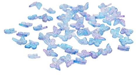 Operitacx 50stücke Schmetterling Kopfbedeckungsanhänger Diy Haarschmuck Haarnadel Charms Material Für Basteln Und Geschenke