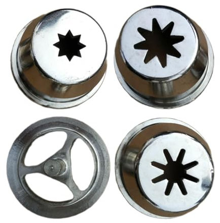 DimyFew 4X Churros Maker Düsen Set Ersatz Cookies Churros Maker Maschinen Zubehör für Bäckereien Hause Kommerziellen Küchen