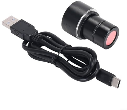 HEIBTENY USB Mikroskop Okular Array-CMOS-Bildsensor Digitalmikroskop MikrOkular Gerade Eingesetzte 23,2 Mm 30 Mm 30,5 Mm C Mund Okular Schnittstelle