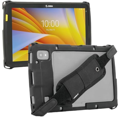 Mobilis Custodia Robusta per Tablet Zebra ET40 ET45 10 con Impugnatura Anticaduta, Antiurto di Livello Militare, Copertura Protettiva Compatibile con Gli Accessori Zebra, Materiali Riciclati, Nero