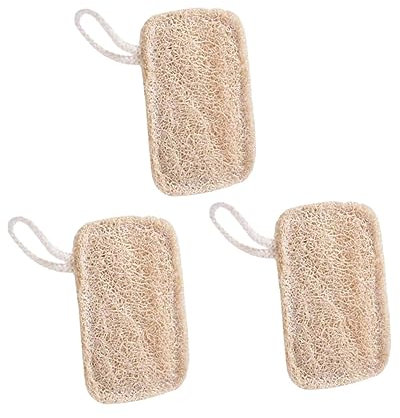 Healeved 3piezas Esponjas De Lufa Esponja De Lufa para Lavar Platos Utensilios De Cocina