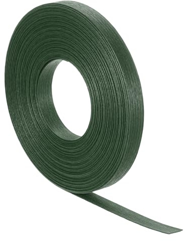 PATIKIL 16,4 Yards x 1,5 cm Papier-Rattan-Weberei, 12-lagiges Papier-Rattan-Webkorbgeflecht, Flechtzubehör für Heimwerker, Zuhause, Küche, Dekoration, Korb, Handwerk, Dunkelgrün