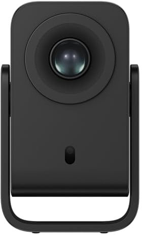 TCL Proiettore portatile C1 GTV, risoluzione nativa 1080P, supporto Gigabit integrato, licenza Netflix, Wi-Fi e Bluetooth, durata di 30.000 ore, messa a fuoco automatica, audio digitale DLP da 8 W