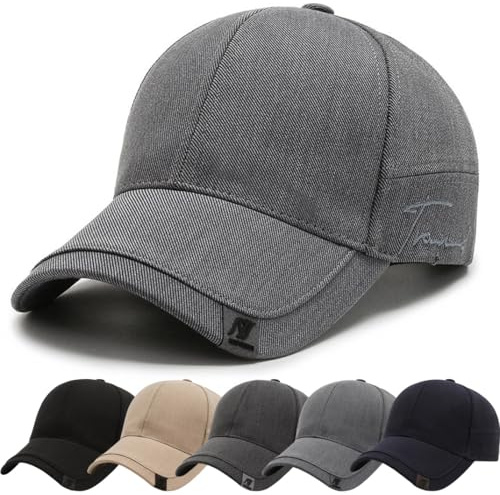 Cappellino Uomo Donne con Visiera Cappello Unisex Berretto da Baseball Cappellini Estivo Invernali 100% Cotone Corona Morbida e Flessibile Cappello Donna