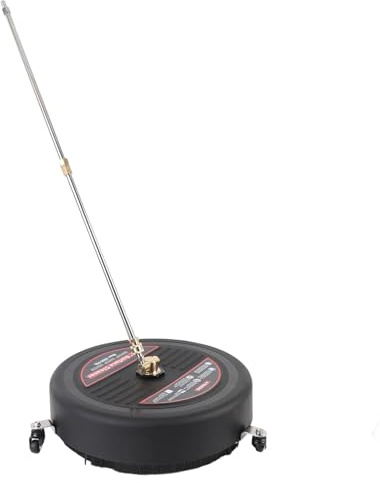 Focket 15,8 högtryckstvätt, ytrengörare i rostfritt stål med 4 hjul, 3600 PSI 1/4 tums snabbkoppling, för betong, uteplats, trottoar, altan