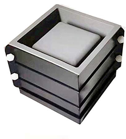 Molde de silicona cuadrado de 4 pulgadas para macetas de hormigón, moldes de silicona para macetas caseras para fundición de resina