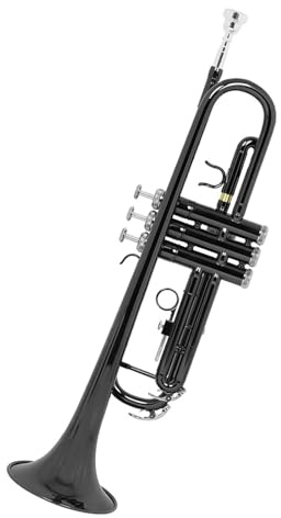 Vernickeltes B Trompeten Blechblasinstrument für Anfänger und Erwachsene