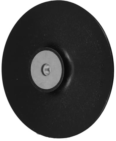 SOIMISS Steel Backing Plate Angle Grinder Sanding Pad for Hand Grinder with Drill Adapter Lightweight Portable Sanding Disc Attachment for Precise Grinding and Polishing Tasks