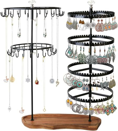 Diridbaz Branch Jewelry Rack Tree Tower Rack Hanging Organizer for Ring Earrings Necklace Bracelet,Suitable for living rooms, bathrooms,offices,etc.