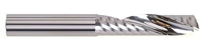 1 Stück 3D-CNC-Fräser for Gravieren und Schneiden, 3,175/4-Zoll-Schaft, einschneidiger Fräser, Spiral-Schaftfräser, Hartmetall-Holzfräser(4x4x12x40)