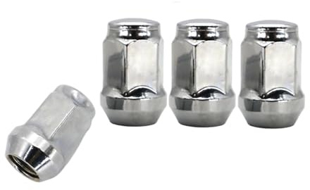 Bulloni per Ruote per Cadillac per Fleetwood 1984-1993 Dadi per Ruote in Acciaio per Auto 1/2 -20 Bulloni Conici a 60 Gradi 32 mm