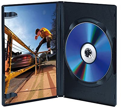 T'nB - Boîtiers DVD, Pack de 10 | Noirs, Boîtiers Simples, Pack de 10, Idéals pour Ranger et Protéger vos DVD