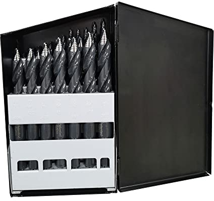 AstroFlight Tools TS29 Onyx 29pc TurboStep HSS Reduced Shank Mechanics Length 1/16 - 1/2 Drill Bit Set