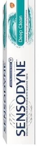 SENSODYNE Zahnpasta mit Fluorid - Deep Clean - 6er Pack (6 x 75ml)