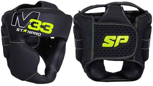 Starpro M33 Boxen Kopfschutz Boxhelm mit Gesichtsschutz - Für Boxen Sport, Kickboxen, MMA, Krav MAGA und Muay Thai - Herren & Frauen