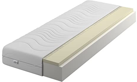 IZER Matratze Silver 80x200 Visco Memory Schaum Komfortschaum schaummatratze H2 H3 16 cm Bett Matratzen 2 in 1