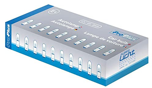 Generisch 10 Stück Glühbirne 12V 4W Ba9s Ba 9s - Lampe - Autolampe - Steckbirne - Birnen - KFZ