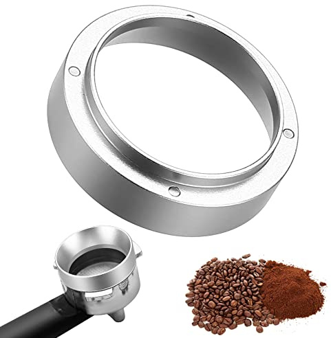 51mm Kaffee Dosierring, Espresso Dosiertrichter, Siebträger Zubehör, Kaffeedosierring mit magnetischem, Kaffeemaschine Fülltrichter, für Siebträger Brühschüssel Kaffeepulver Exakten Abfüllen