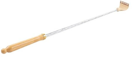 MAGICLULU Rascador de Espalda Extensible con Diseño Ergonómico de Madera Ligero y Portátil para Aliviar la Picazón en Hombros y Cuello, Adecuado para Personas Edades