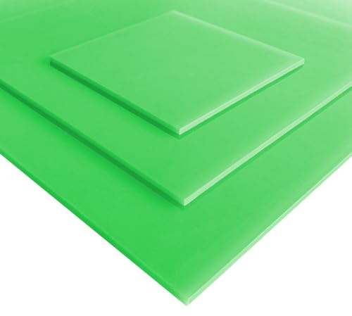 Signalétique.biz France - Plaque Acrylique Couleur 3mm. Plaque De Plastique Couleur. Verre Acrylique Couleur 30x30 cm. Feuille Acrylique Vert