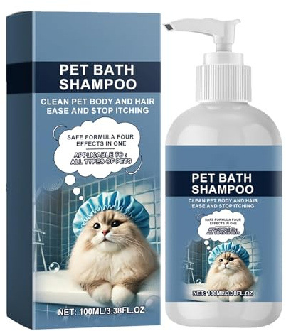 Hundeshampoo, Hundeshampoo für stinkende Hunde, Trockenshampoo, schnelles Hundeshampoo, Badreiniger für Welpen, Shampoo für Hunde, feuchtigkeitsspendendes Shampoo für Haustiere für Hunde