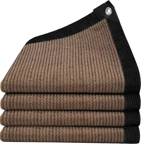 Tenda da sole con occhielli – rete ombreggiante da giardino, 2 x 3 m, rete ombreggiante per esterni, rete per serra, terrazza, piante, pollaio, antivento, permeabile all'acqua