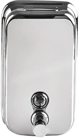 MUCKLILY Dispenser Di Sapone Liquido Manuale a Parete 800 Ml in Acciaio 201 Ricaricabile Per Bagno Casa Hotel Pompa Per Shampoo Lozione Gel Doccia