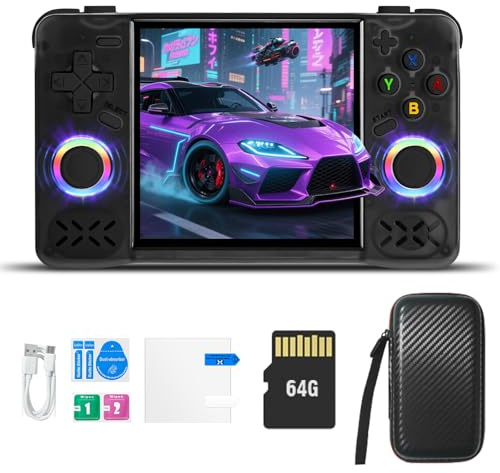 Colourbing XF40H Retro Handheld Game Console - Linux Open Source, 4 Inch IPS Full Lamination Display, 18000+ Retro Games, 4000mAh Battery, WiFi Multiplayer, for Couple , Teens , Child