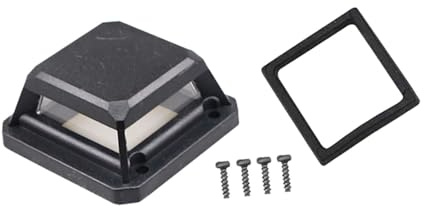 Generic Level Meter Glass Window Frame with Screws 12 Lines Level Accessories