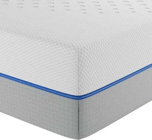Blisswood Double Gel Memory Foam Mattress – 7-Layer Orthopaedic Cooling Mattress with 7-Zone Support, Pressure Relief & Removable Washable Cover