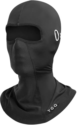 YGQ Sturmhaube Balaclava, Motorrad-Vollgesichtsmaske unter dem Helm, winddichter Nackenwärmer mit Kapuze für Ski, Motorrad, Radfahren und Wandern