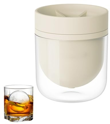 Stampo Per Palle di Ghiaccio,Rotondo Da 6.9 Cm Antiaderente per Alimenti,Stampo Sferico Per Creare Palle Di Ghiaccio | per Whisky Cocktail Birra Sughi Caffè Bevande Casa Cucina Bar Campeggio