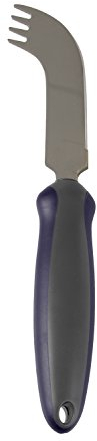 Homecraft Newstead Cutlery, Angled Nelson Knife, For One Hand Eating, Utensil for Elderly, Disabled, Handicapped, Parkinson's Disease, and Arthritis users, Non Slip Easy Grip