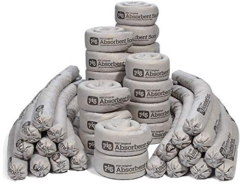 PIG Original Absorbent Sock - 40 Socks - 3 x 42 - Absorbs up to 64 oz per Sock - 404